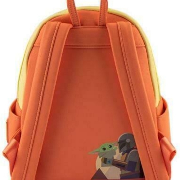 Bundle of 4 NYCC LOUNGEFLY STAR WARS BACKPACKS + 1 WALLET DARTH  MAUL MANDALORIA - Picture 12 of 16